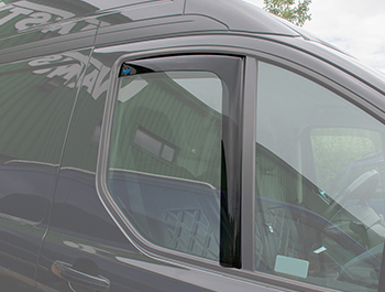 Ford Transit Custom 2012-18> Climair Front Side Wind Deflectors