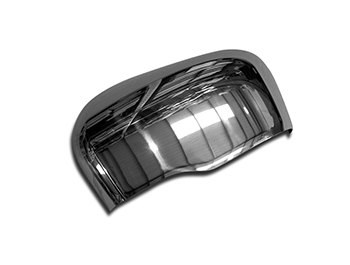 Polished Stainless Steel Mirror Covers - Nissan Navara 2016>