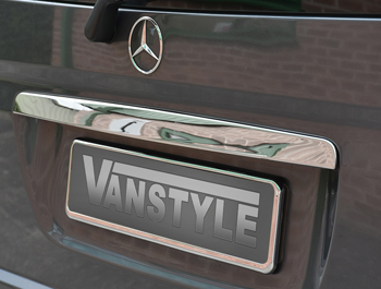 Grab Handle Cover (TAILGATE ONLY) - Stainless Steel Vito 03>14