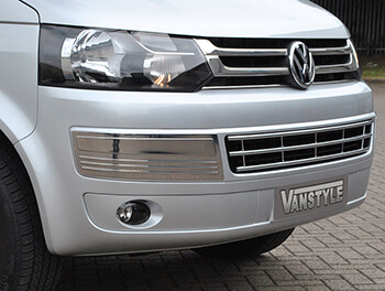 Vanstyle Stainless Steel Lower Bumper Grille VW T5 2010-15