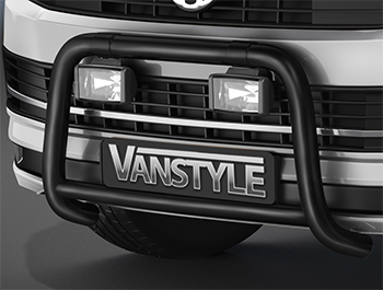 Cobra Black A-Bar EU Approved - VW T6 2015>