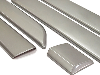 Side Body Moulding Covers - Silver - Transit Custom 2012-2023