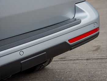 Rear Bumper Skid Plate Textured Black - VW T5.1 T6