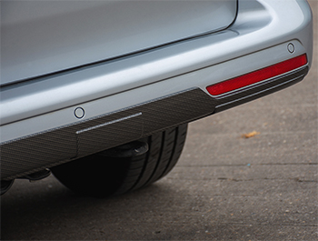 Rear Bumper Skid Plate Carbon Fibre Effect - VW T5.1 T6