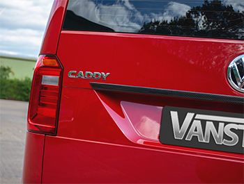 VW Caddy & Maxi 2015>21 Real Carbon Fibre Rear Grab Handle Trim