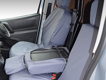 100% Waterproof Grey Seat Covers Berlingo/Partner/Combo 18>