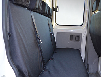 100% Waterproof Black Quad Seat Rear Covers Sprinter W907 18>