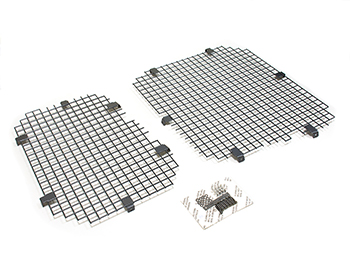 Metal Mesh Security Rear Window Guard Covers - VW Caddy 04>21