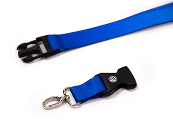 Genuine VW Volkswagen Blue Lanyard