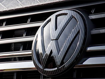 VW Replacement Front Carbon Fibre Effect Badge - VW T6 T6.1