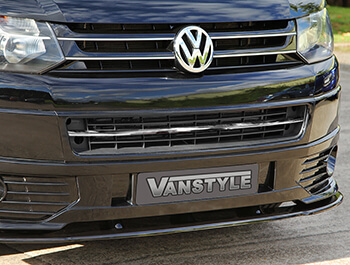 Chrome Edition Lower Front Radiator Grille Trim VW T5 2010>15