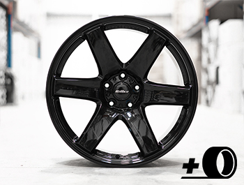 Calibre X-Load 20" 9J Gloss Black Wheel & Tyres - 5x120