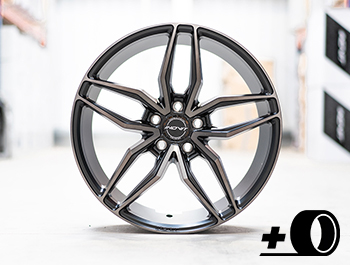 Inovit Vector 2.0 20" Black MF Dark Tint Wheel & Tyres - 5x120
