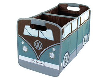 VW T1 Blue/Brown Folding Storage Box