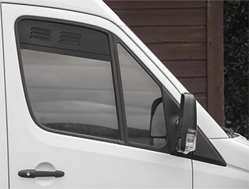 Front Cab Window Air Vents Black Pair - Crafter 06>17 Sprinter