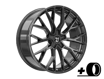 Wolfrace Munich GTR Black Edition 20" 5x114.3 Wheels & Tyres