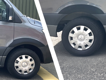 Outer Wheel Arch Covers - Mercedes Sprinter 2019>