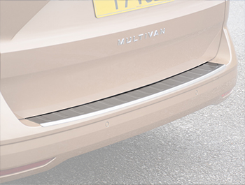 Rear Bumper Protector - Brushed Stainless - T7 Multivan 2022>