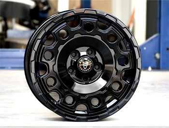 Wolfrace Explorer Wolverine Gloss Black 17\" 5x120 Alloy Wheels