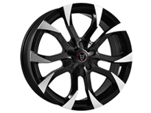 Wolfrace Assassin Black & Polished 20x8.5 5x112 Mercedes Vito