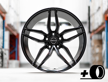 Inovit Vector 2.0 20" Satin Black Wheel & Tyres - 5x120