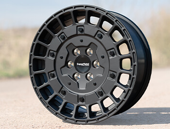 SuperMetal Rig 6x120 Matte Black 8x18" Alloy Wheels