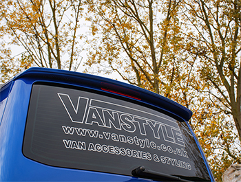 Tailgate Rear Spoiler - VW T5 Transporter / Caravelle 03-15
