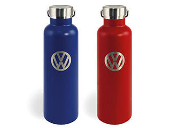 Thermal Drinking Bottle Vac Insulated Hot/Cold 735ml - Red/Blue