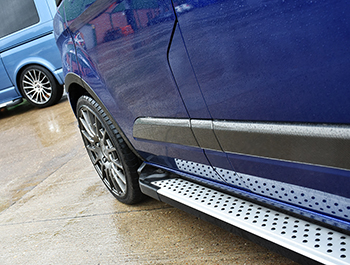Rufford Style Aluminium Side Steps - Vauxhall Vivaro SWB 2014>19