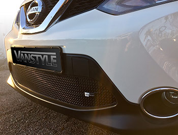 Zunsport Lower Grille - Black Nylon Coated Nissan Qashqai 14-17