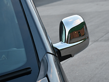 Chrome Mirror Cover Set - Citroen Berlingo Peugeot Partner 08-12