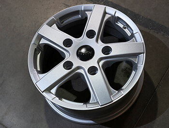 Fox Viper Alloy Wheels 16 Inch Brite Metal Set x4 - Ford Transit