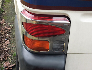 Stainless Steel Rear Light Cover Trims - VW T4 90>03
