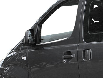 Polished Stainless Steel 2pcs Window Trims - Hyundai i800/iLoad