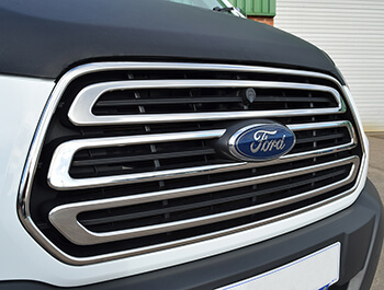 Ford Transit MK8 Stainless Steel Full Front Grille Kit 2014>