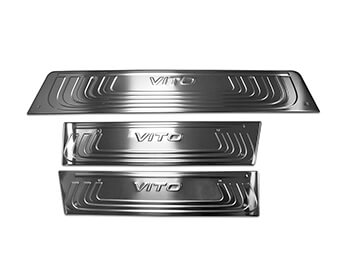 Polished Stainless Steel Door Entry Guards - Vito W447 14>