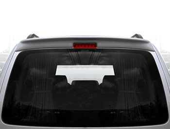 VW Caddy & Maxi - Tailgate GRP Rear Spoiler