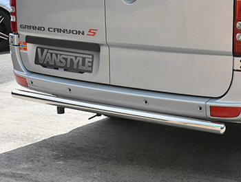 60mm Polished Stainless Steel Rear Bar - Crafter/Sprinter/Vito