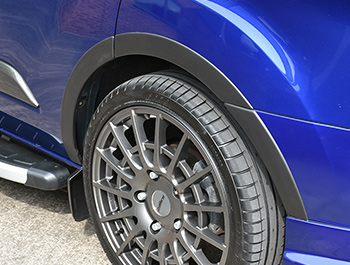 ABS Wheel Arch Covers - Black - Ford Transit Custom 2012-2018
