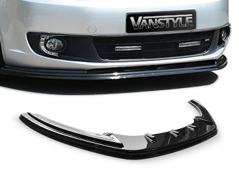 VW Caddy 10-15 ABS Gloss Black Lower Front Lip Splitter