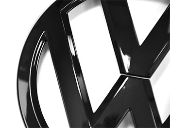 VW Replacement Front Gloss Black Badge - VW T6 2015>