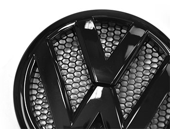 VW Replacement Front Gloss Black Badge - VW T5 10-15