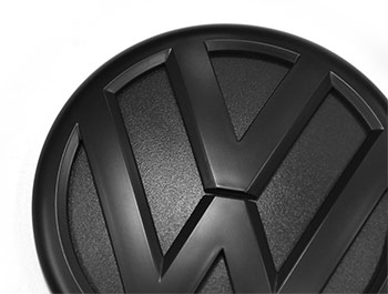 VW Replacement Rear Matte Black Badge - VW T5/T5.1/T6/T6.1/Caddy