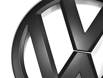 VW Replacement Front Matte Black Badge - VW T6 2015>