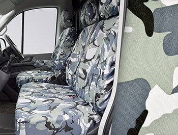 100% Waterproof Tailored Fit Camo Seat Covers - Crafter/TGE 17>