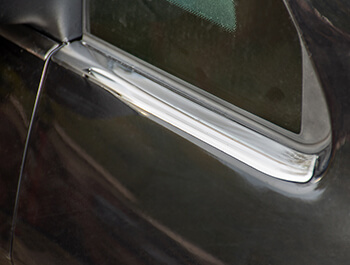Side Window Trim Covers Stainless Steel - Mercedes Vito LWB 14>