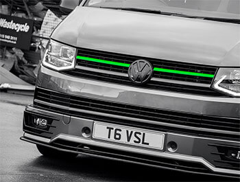 Green Edition 2-Piece Front Grille Upper Trim - VW T6 2015>