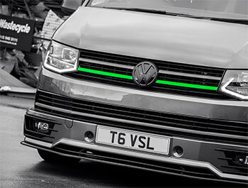 Green Edition 2-Piece Front Grille Lower Trim - VW T6 2015>