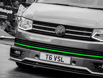 Green Edition 3-Piece Front Radiator Grille Trim - VW T6 2015>