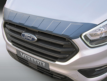 Silver ABS Bonnet Protector - Ford Transit Custom 2018>